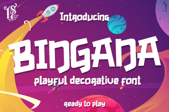 Bingana Font: A Handcrafted Display Type for Playful Branding