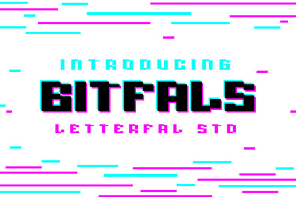 Bitfals: A Bold Pixel Display Font for High-Impact Design Workflows