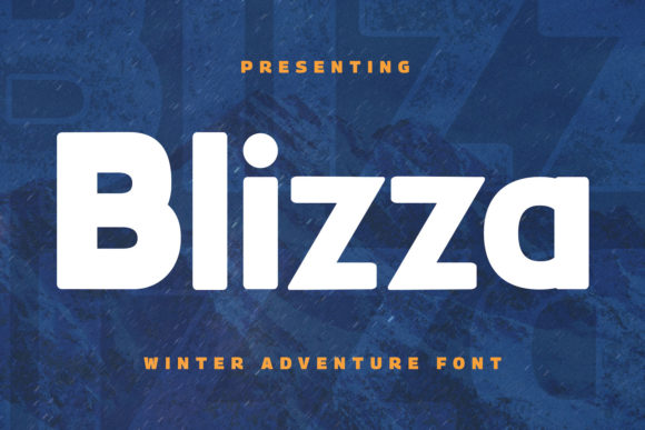 Blizza: The Bold Display Font for Impactful Design