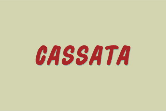 Cassata: The Unique Display Font for Bold Design