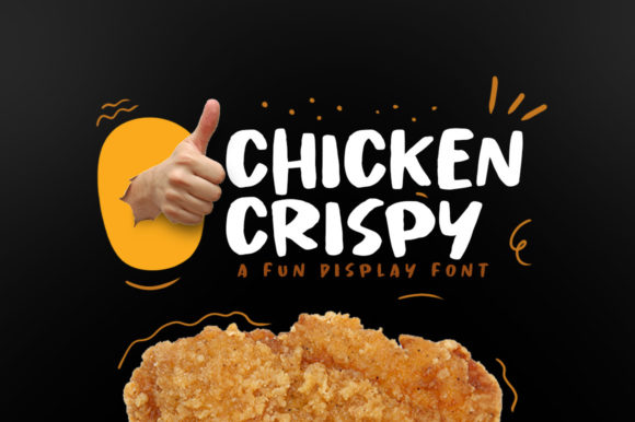 Chicken Crispy: A Retro Display Font for Creative Projects