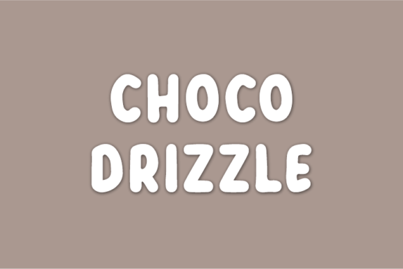 Choco Drizzle: Elevating Brand Identity with Unique Typography