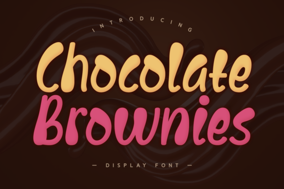 Chocolate Brownies: Strategic Typography for Joyful Branding and Creative Impact