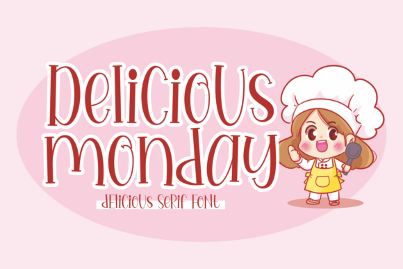 Delicious Monday: Elevating Culinary Design with Playful Serif Typography