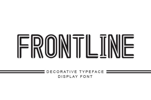 Frontline: The Versatile Typography for Modern Design Projects