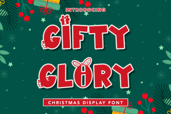 Gifty Glory: Why This Christmas Display Font Might Be the Right Choice for Your Brand