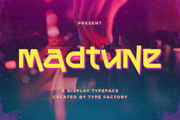 Madtune: The Futuristic Display Font for Bold Designs