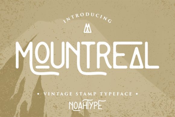 Mountreal: Elevating Brand Identity with Vintage-Inspired Typography