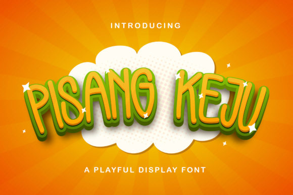Pisang Keju: A Playful Display Font for Creative Projects