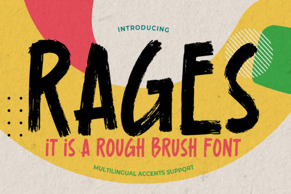 Rages: A Bold Display Font for Modern Creative Projects