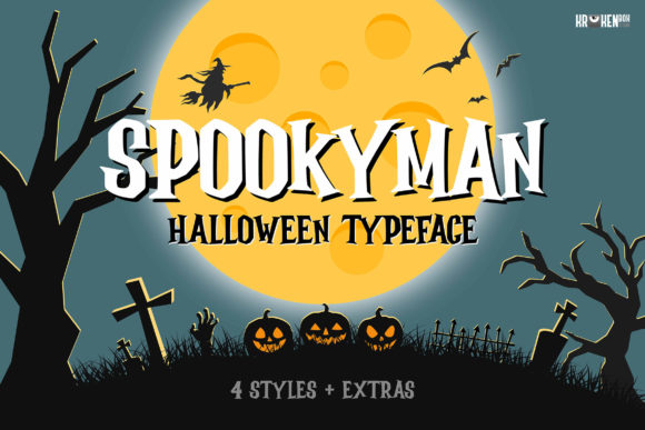 Spookyman - Halloween Typeface Extras