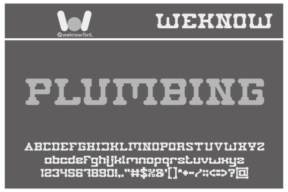 The Art of Typographic Impact: Why Plumbing Is the Ideal Choice for Bold Visual Communication