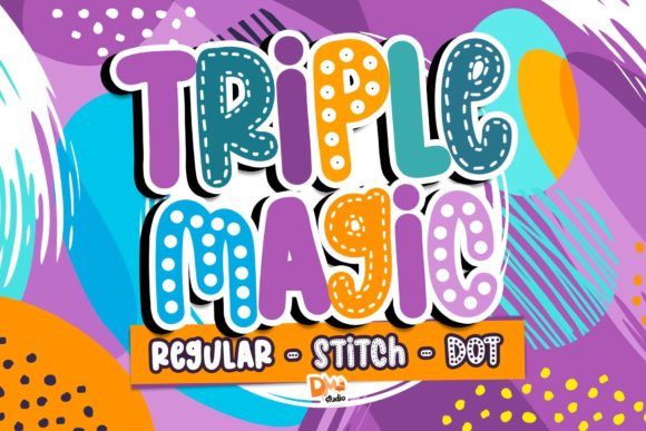 Triple Magic: Elevate Your Designs With a Cool, Fun Display Font