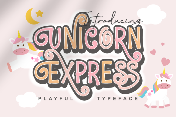 Unicorn Express: The Playful Chic Font for Modern Design