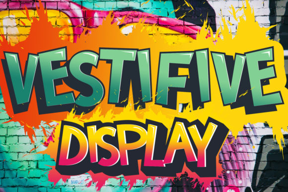 Vestifive: Bold Typography for Modern Urban Designs