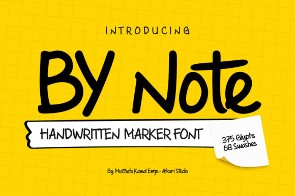 Why By Note Is the Handwritten Font Designers Are Choosing for Authentic Projects